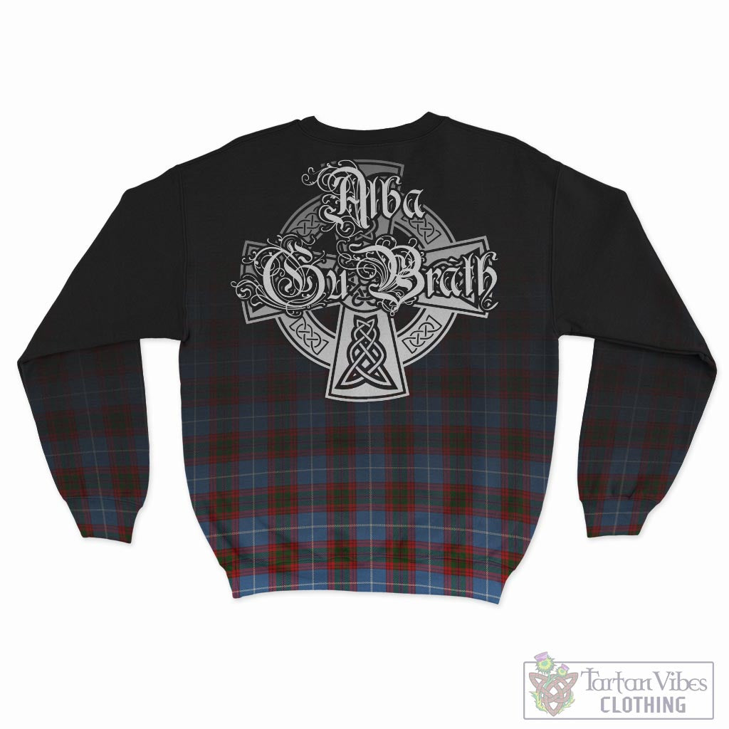 Crichton (Crighton) Tartan Sweatshirt Featuring Alba Gu Brath Family Crest Celtic Inspired - Tartan Vibes Clothing