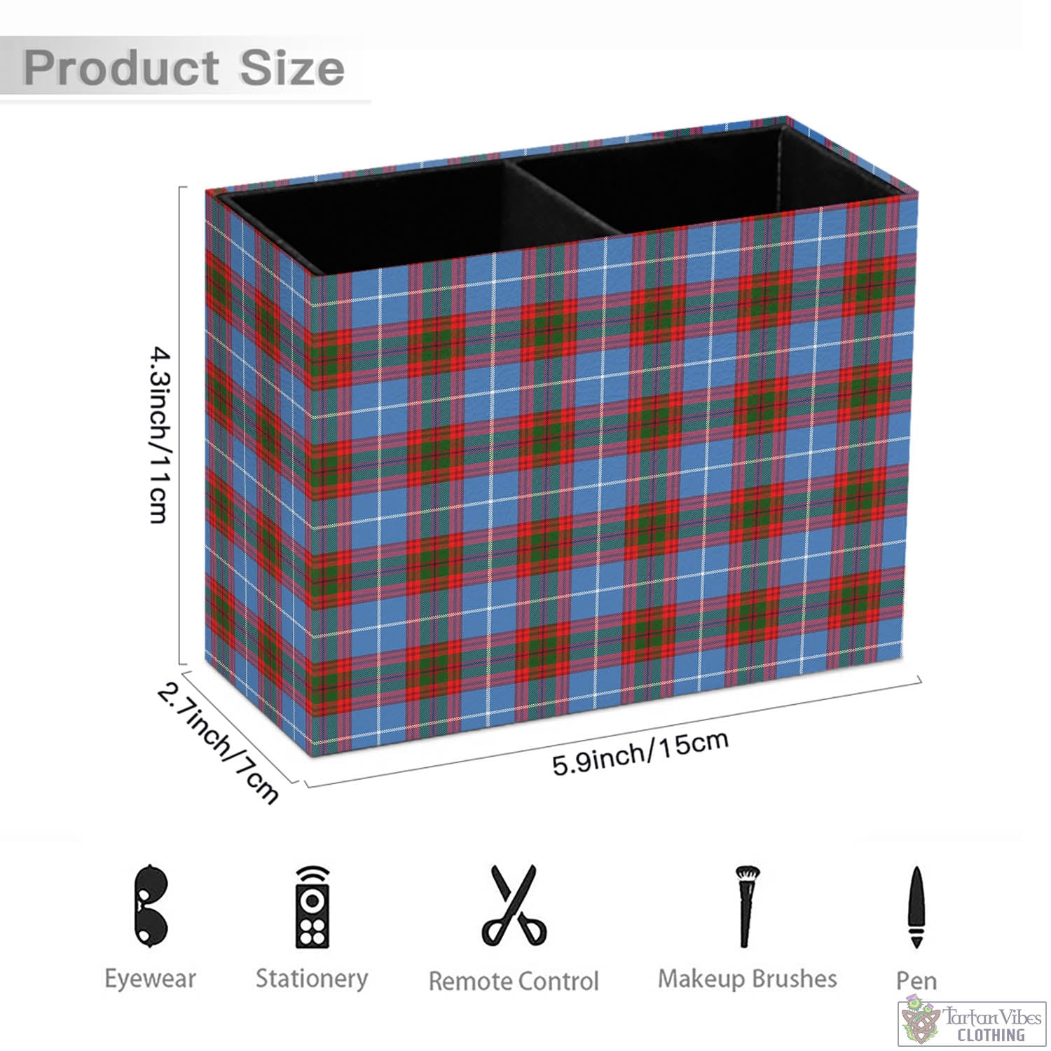 Crichton (Crighton) Tartan Pen Holder - Tartan Vibes Clothing