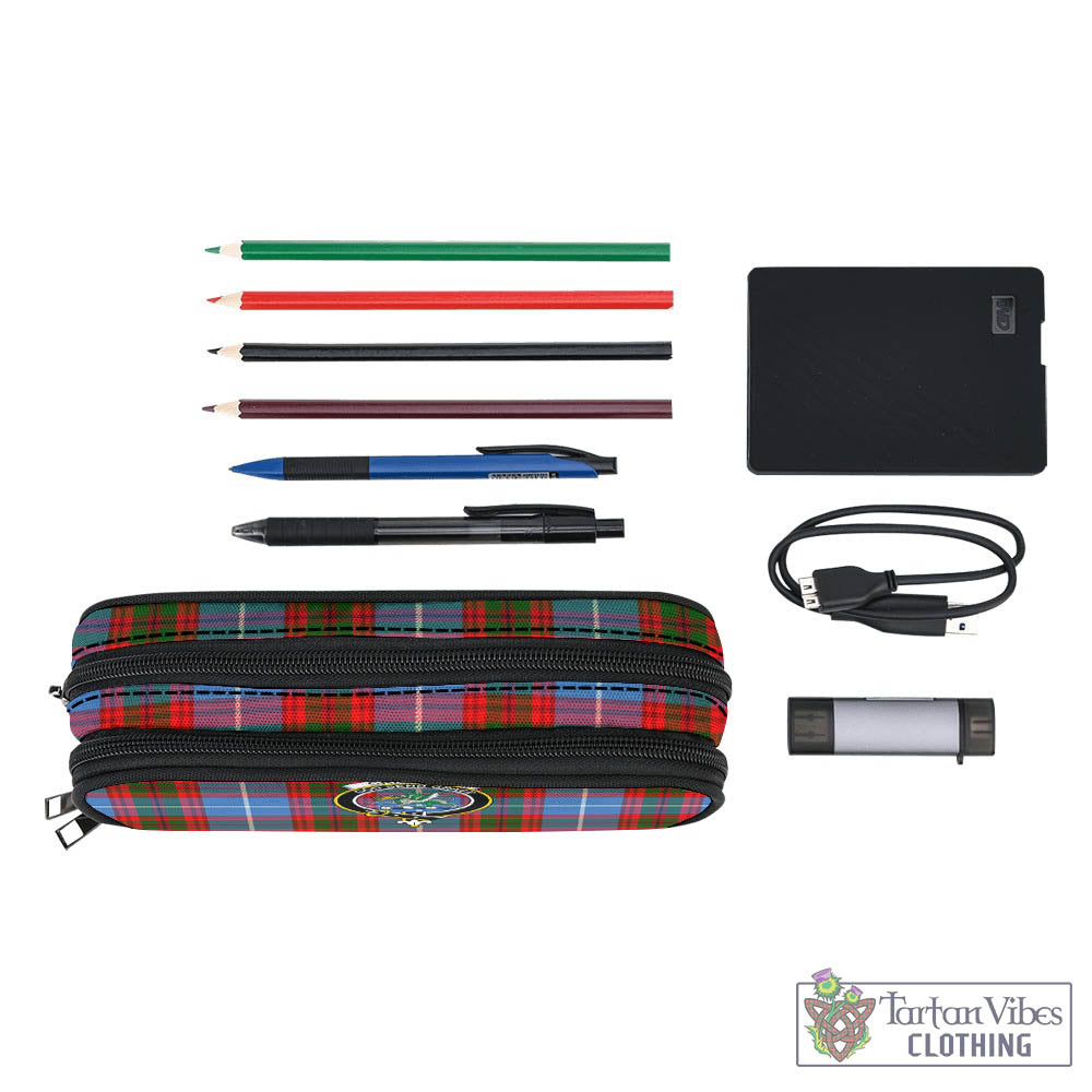 Crichton (Crighton) Tartan Pen and Pencil Case with Family Crest - Tartan Vibes Clothing