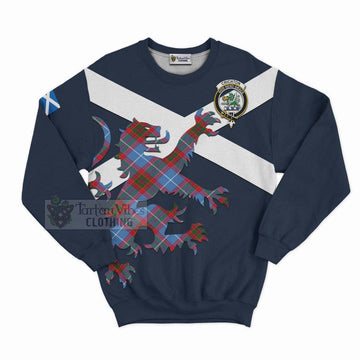 Crichton (Crighton) Tartan Lion Rampant Sweatshirt Proudly Display Your Heritage with Alba Gu Brath and Clan Name Unisex - Tartan Vibes Clothing