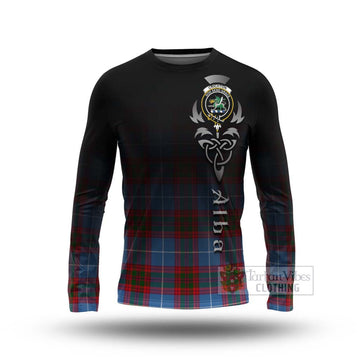 Crichton (Crighton) Tartan Long Sleeve T-Shirt Featuring Alba Gu Brath Family Crest Celtic Inspired Unisex - Tartan Vibes Clothing