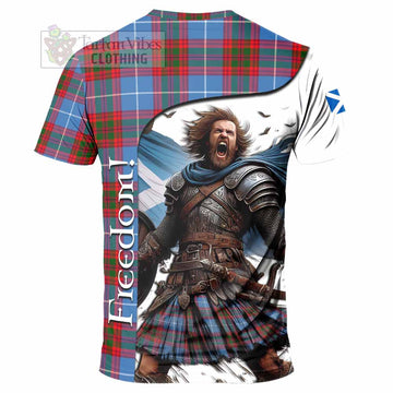 Crichton (Crighton) Crest Tartan T-Shirt Inspired by the Freedom of Scottish Warrior - Tartan Vibes Clothing