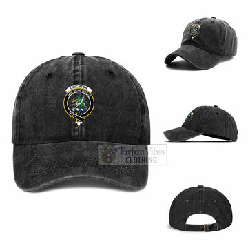 Tartan Vibes Clothing Crichton (Crighton) Clan Crest Denim Classic Cap
