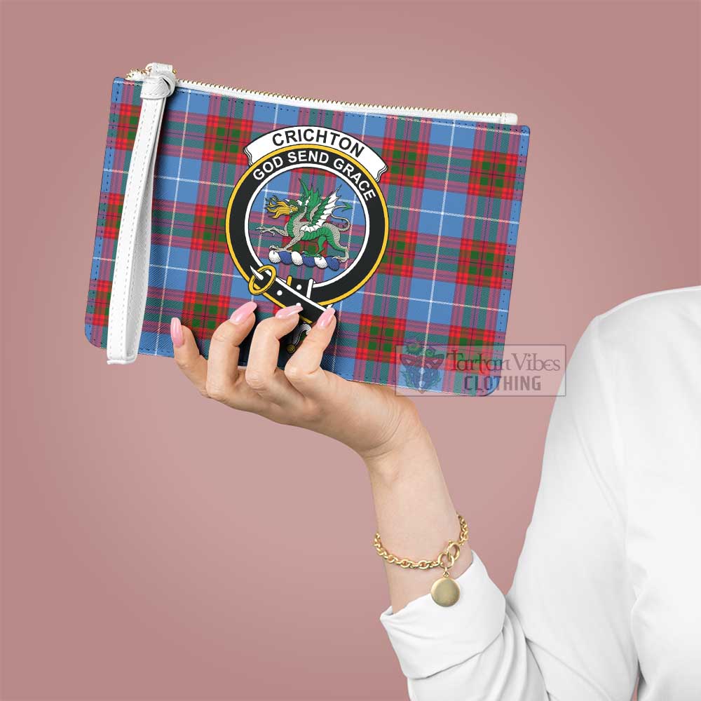 Tartan Vibes Clothing Crichton (Crighton) Family Crest Tartan Clutch Bag