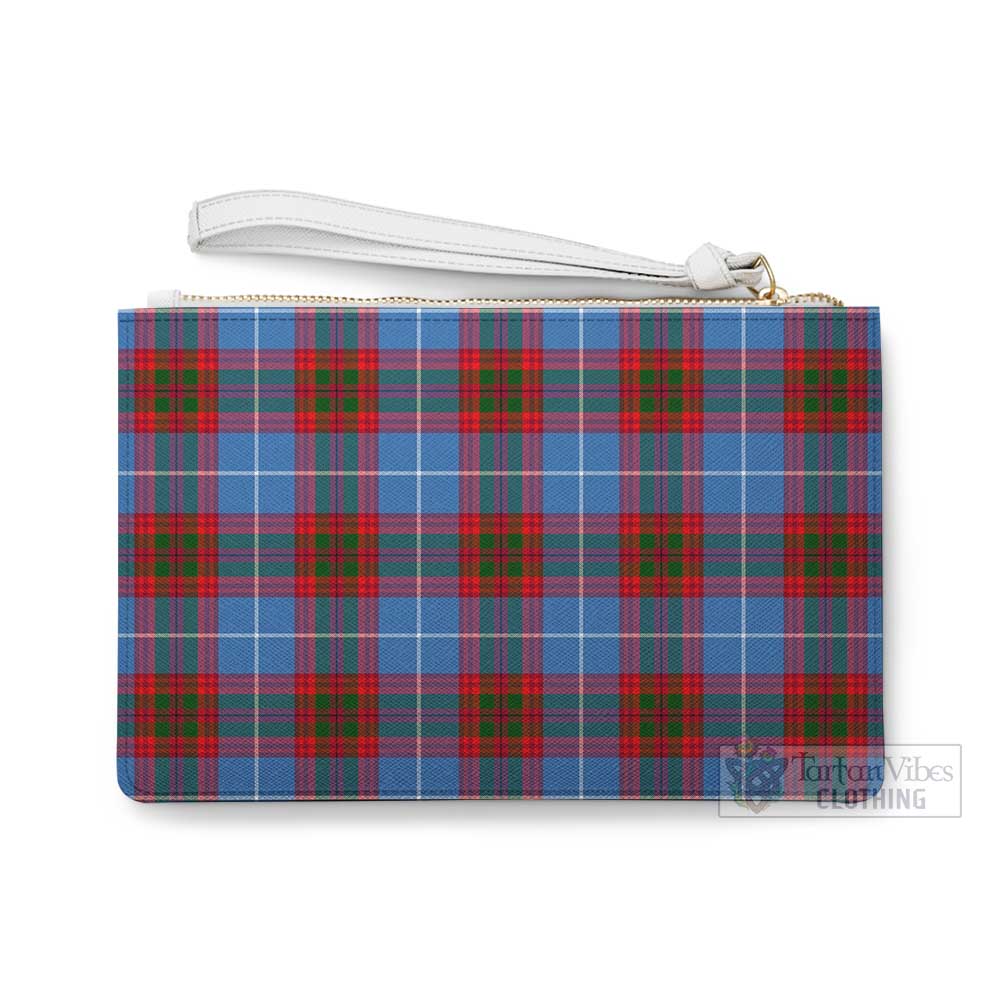 Tartan Vibes Clothing Crichton (Crighton) Family Crest Tartan Clutch Bag