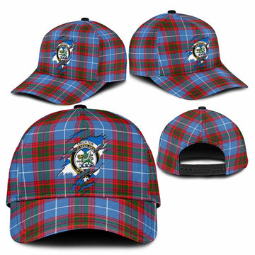 Crichton (Crighton) Tartan Classic Cap with Family Crest In Me Style