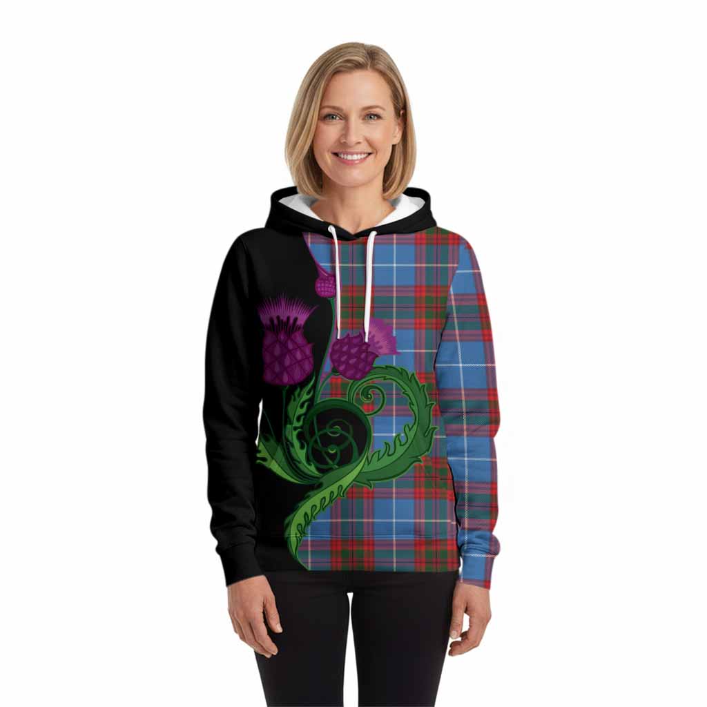 Crichton (Crighton) Tartan Hoodie Traditional Scottish Thistle