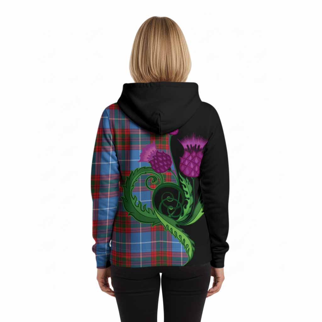 Crichton (Crighton) Tartan Hoodie Traditional Scottish Thistle