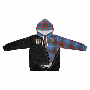 Crichton (Crighton) Tartan Kid Hoodie New Zealand Pattern Unique Zipper Stylized