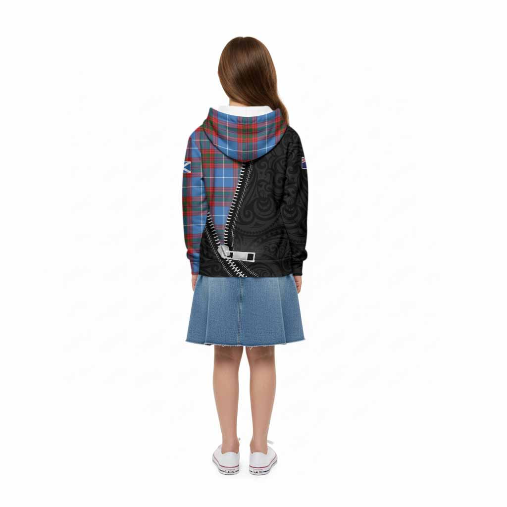 Crichton (Crighton) Tartan Kid Hoodie New Zealand Pattern Unique Zipper Stylized
