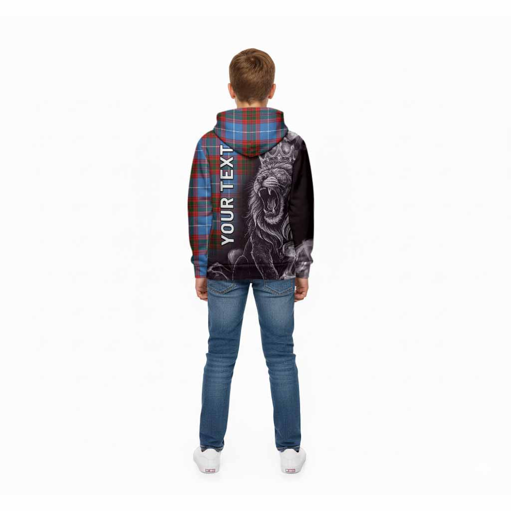 Crichton (Crighton) Tartan Kid Hoodie Roaring Lion Heritage