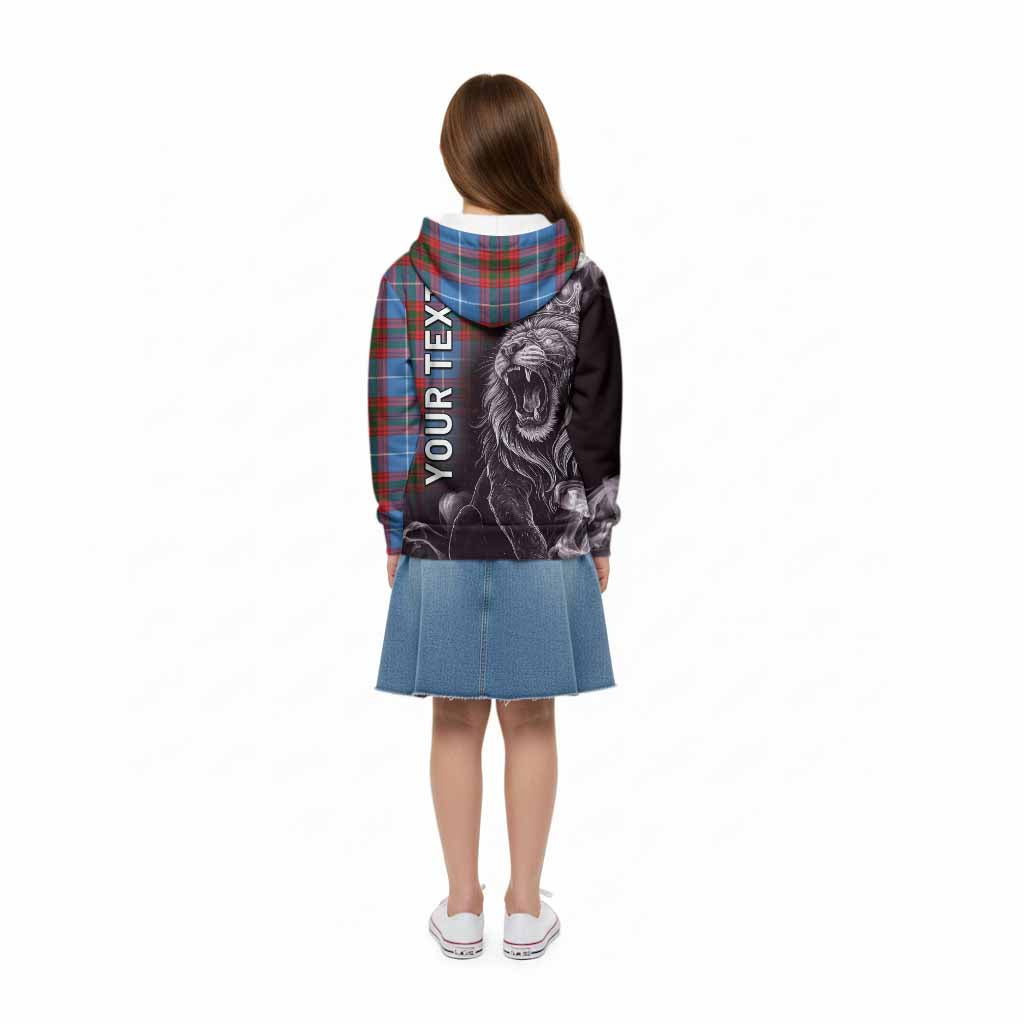 Crichton (Crighton) Tartan Kid Hoodie Roaring Lion Heritage