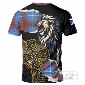 Crichton (Crighton) Tartan Scottish T-Shirt Lion Celtic Heritage