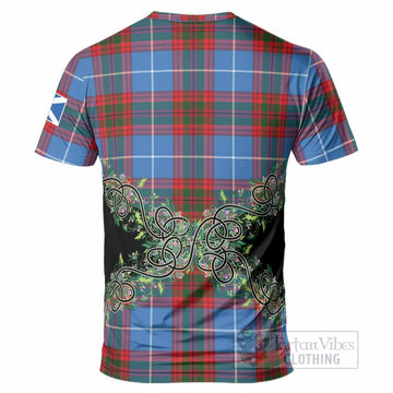 Crichton (Crighton) Tartan T-Shirt Thistle Scottish Spirit