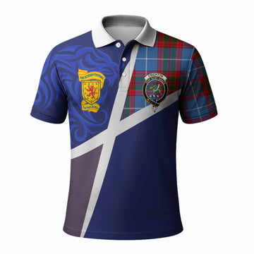 Crichton (Crighton) The Scottish Football Crest Polo Shirt Lion-Tartan Army