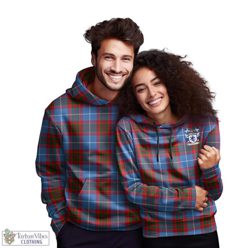 Crichton (Crighton) Tartan Hoodie with Coat of Arms Pullover Hoodie - Tartan Vibes Clothing