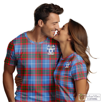 Crichton (Crighton) Tartan T-Shirt with Coat of Arms Men's Shirt - Tartan Vibes Clothing