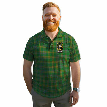 Croke Irish Clan Tartan Men's Polo Shirt with Coat of Arms Kid - Tartan Vibes Clothing