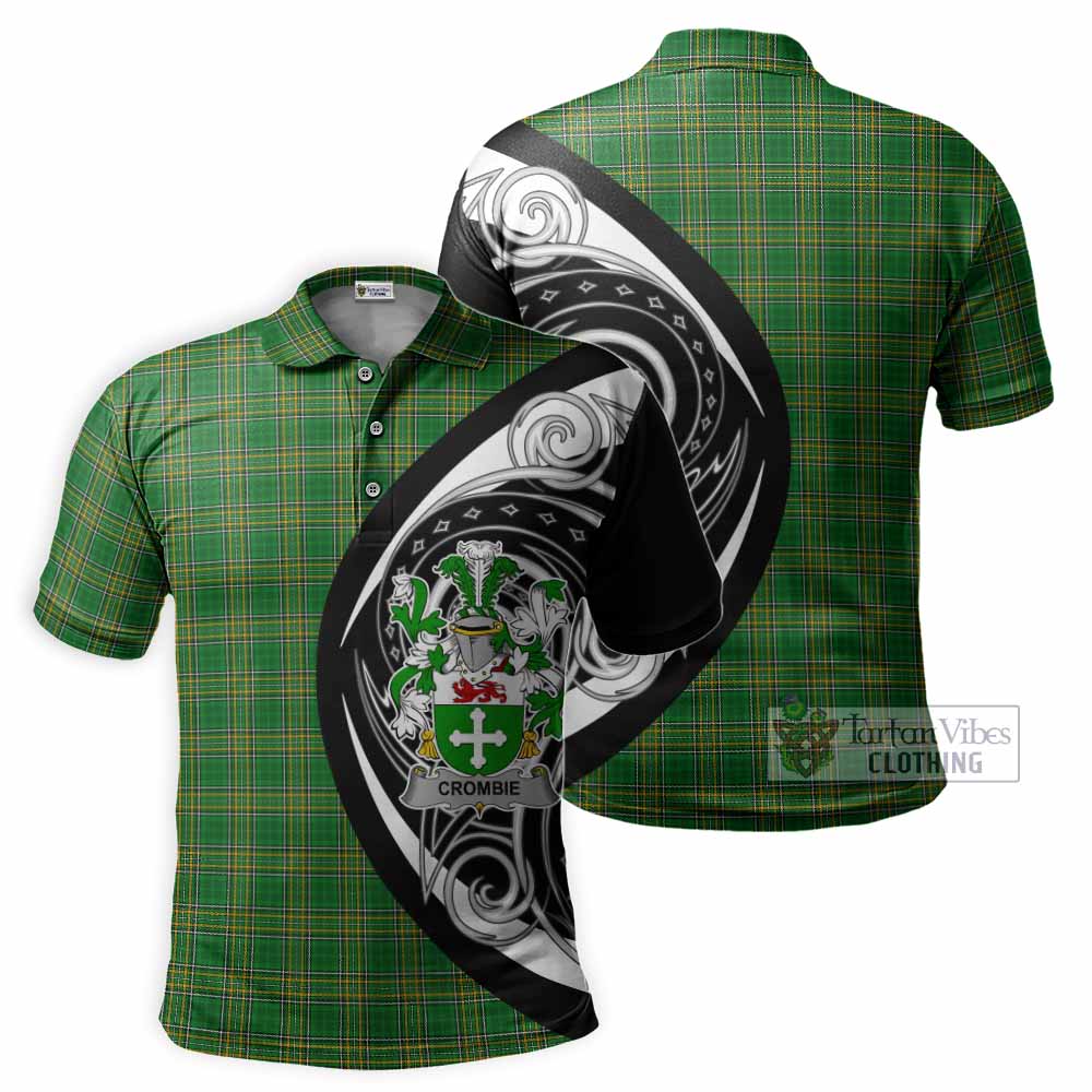 Crombie Irish Clan Polo Shirt Celtic Circle Style - Tartan Vibes Clothing
