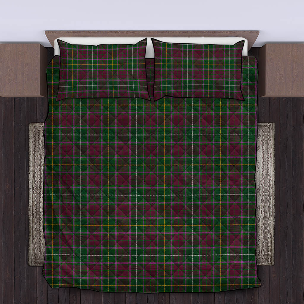 Crosbie Tartan Quilt Bed Set King - Tartan Vibes Clothing