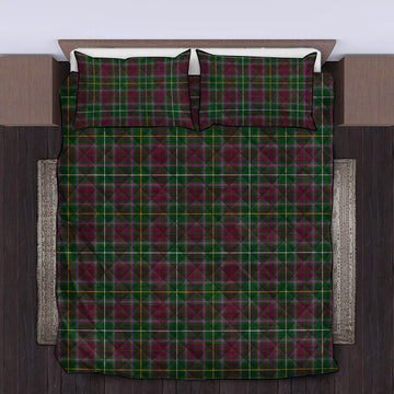 Crosbie Tartan Quilt Bed Set King - Tartan Vibes Clothing