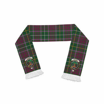 Tartan Vibes Clothing Crosbie Tartan Ruffneck Scarf with Family Crest