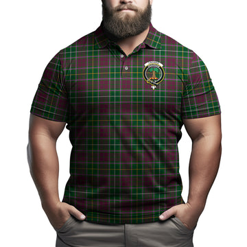 Crosbie Tartan Men's Polo Shirt with Family Crest Kid - Tartan Vibes Clothing