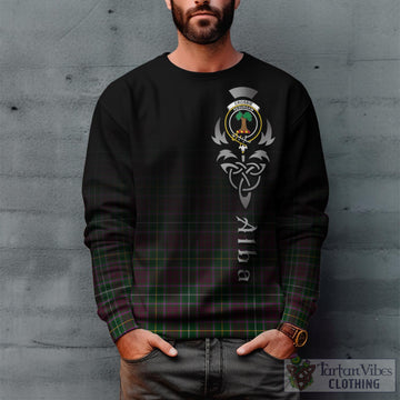Crosbie Tartan Sweatshirt Featuring Alba Gu Brath Family Crest Celtic Inspired