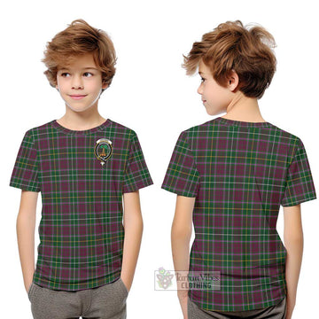Crosbie Tartan Kid T-Shirt with Family Crest Youth XL Size14 - Tartanvibesclothing Shop