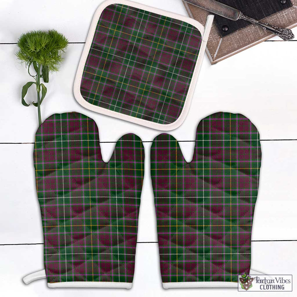 Crosbie Tartan Combo Oven Mitt & Pot-Holder Combo 1 Oven Mitt & 1 Pot-Holder White - Tartan Vibes Clothing