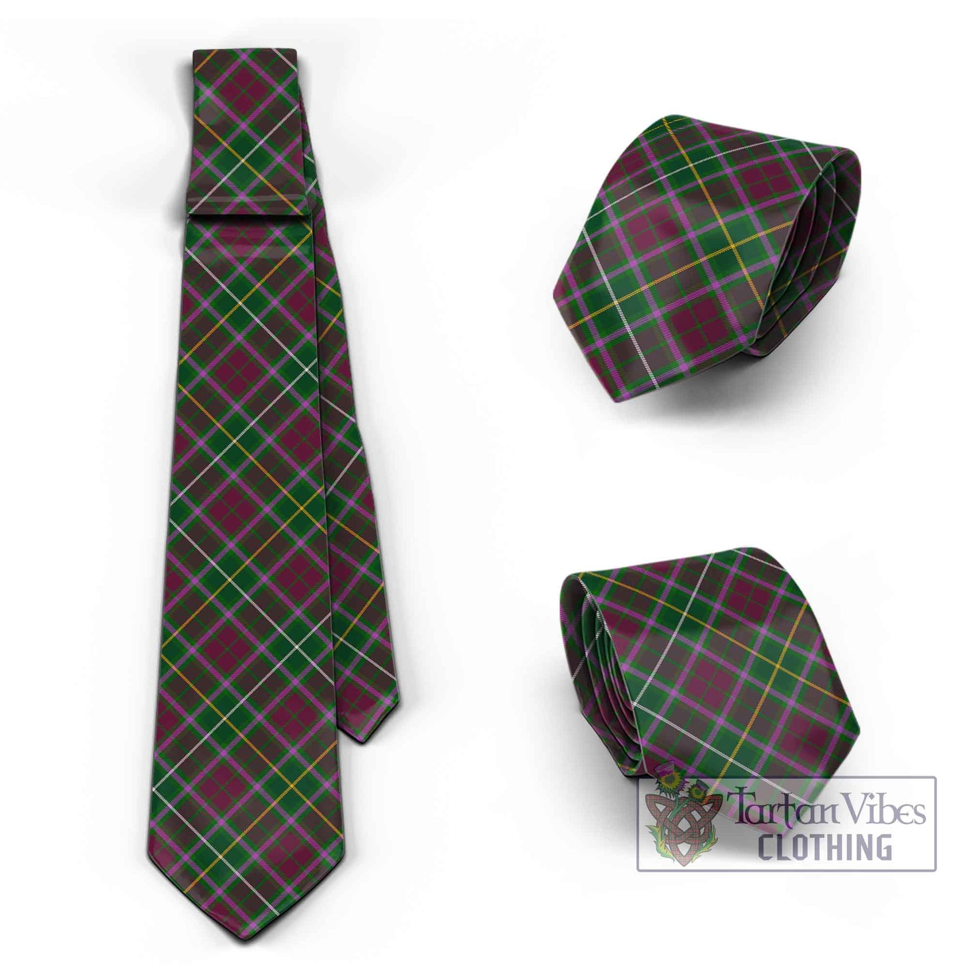 Tartan Vibes Clothing Crosbie Tartan Classic Necktie Cross Style