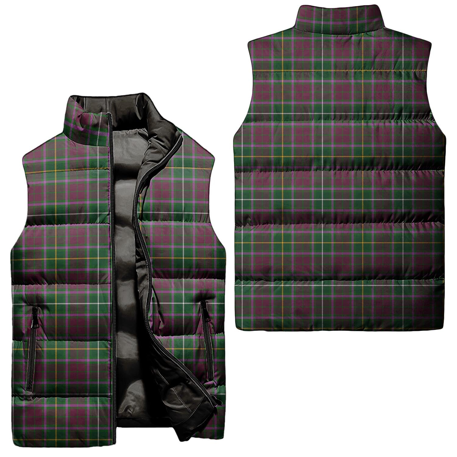 Crosbie Tartan Sleeveless Puffer Jacket Unisex - Tartanvibesclothing