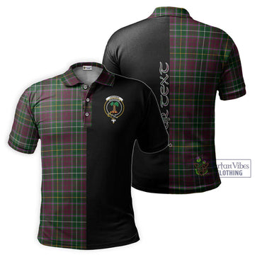 Crosbie Tartan Polo Shirt with Family Crest and Half Of Me Style Kid - Tartanvibesclothing Shop