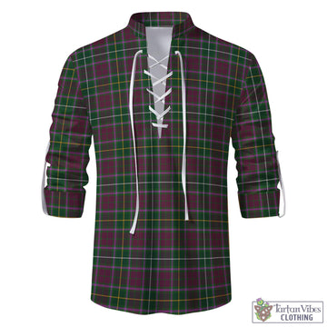 Tartan Vibes Clothing Crosbie Tartan Men's Scottish Traditional Jacobite Ghillie Kilt Shirt