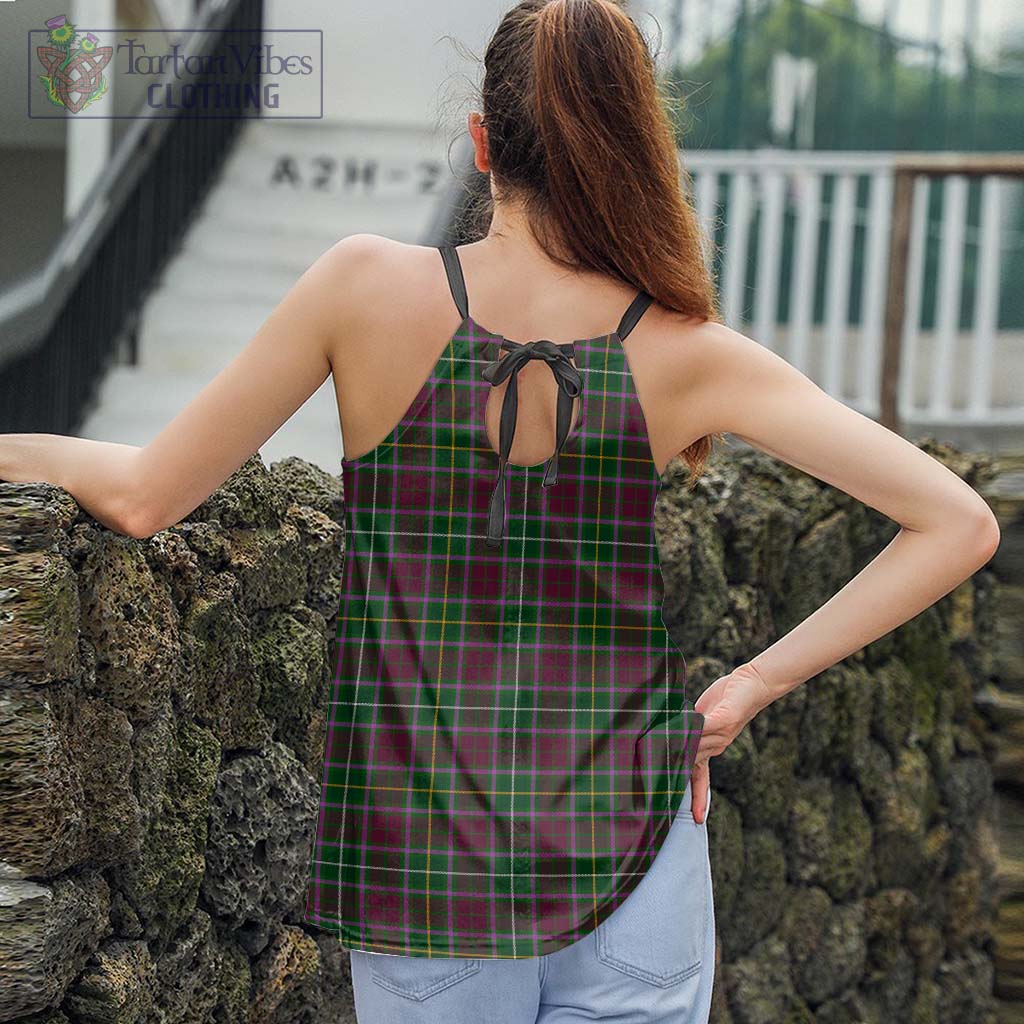 Tartan Vibes Clothing Crosbie Tartan Loose Halter Neck Camisole