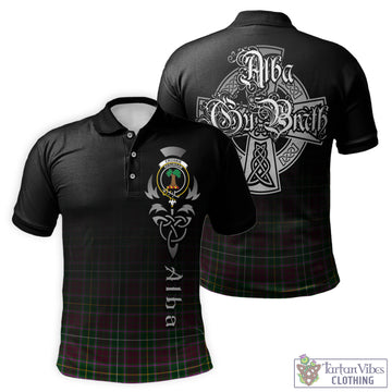 Tartan Vibes Clothing Crosbie Tartan Polo Shirt Featuring Alba Gu Brath Family Crest Celtic Inspired