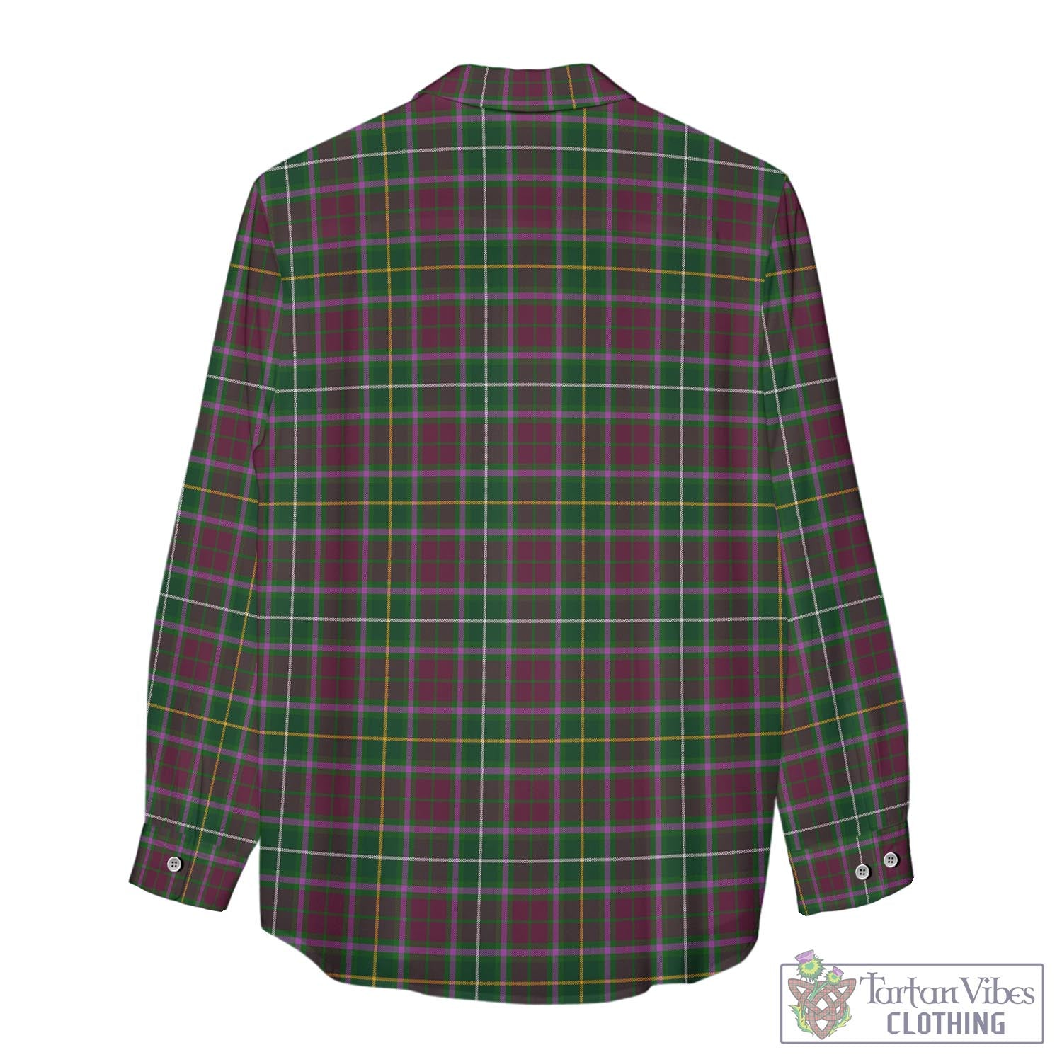Crosbie Tartan Women's Casual Shirt with Family Crest - Tartan Vibes Clothing