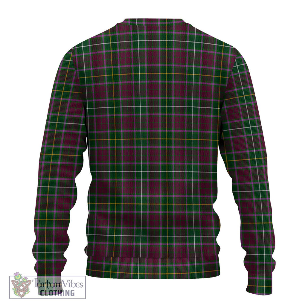 Crosbie Tartan Knitted Sweater with Family Crest DNA In Me Style - Tartanvibesclothing Shop