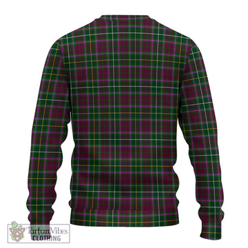 Crosbie Tartan Knitted Sweater with Family Crest DNA In Me Style - Tartanvibesclothing Shop