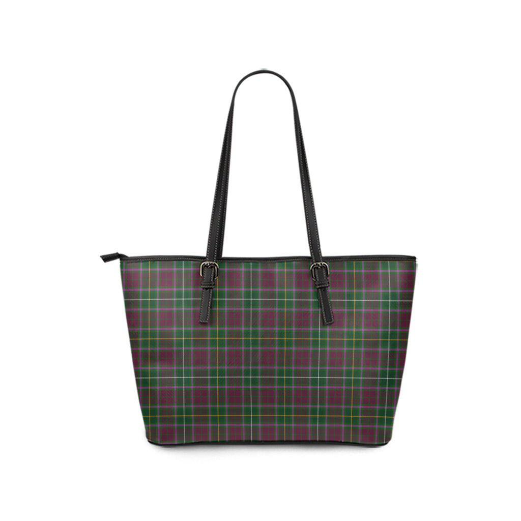crosbie-tartan-leather-tote-bag