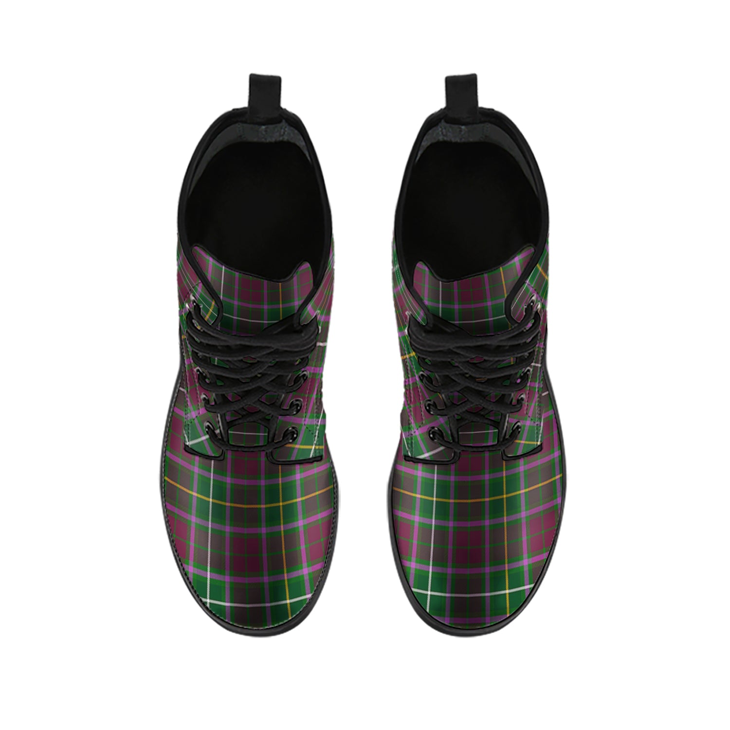 crosbie-tartan-leather-boots