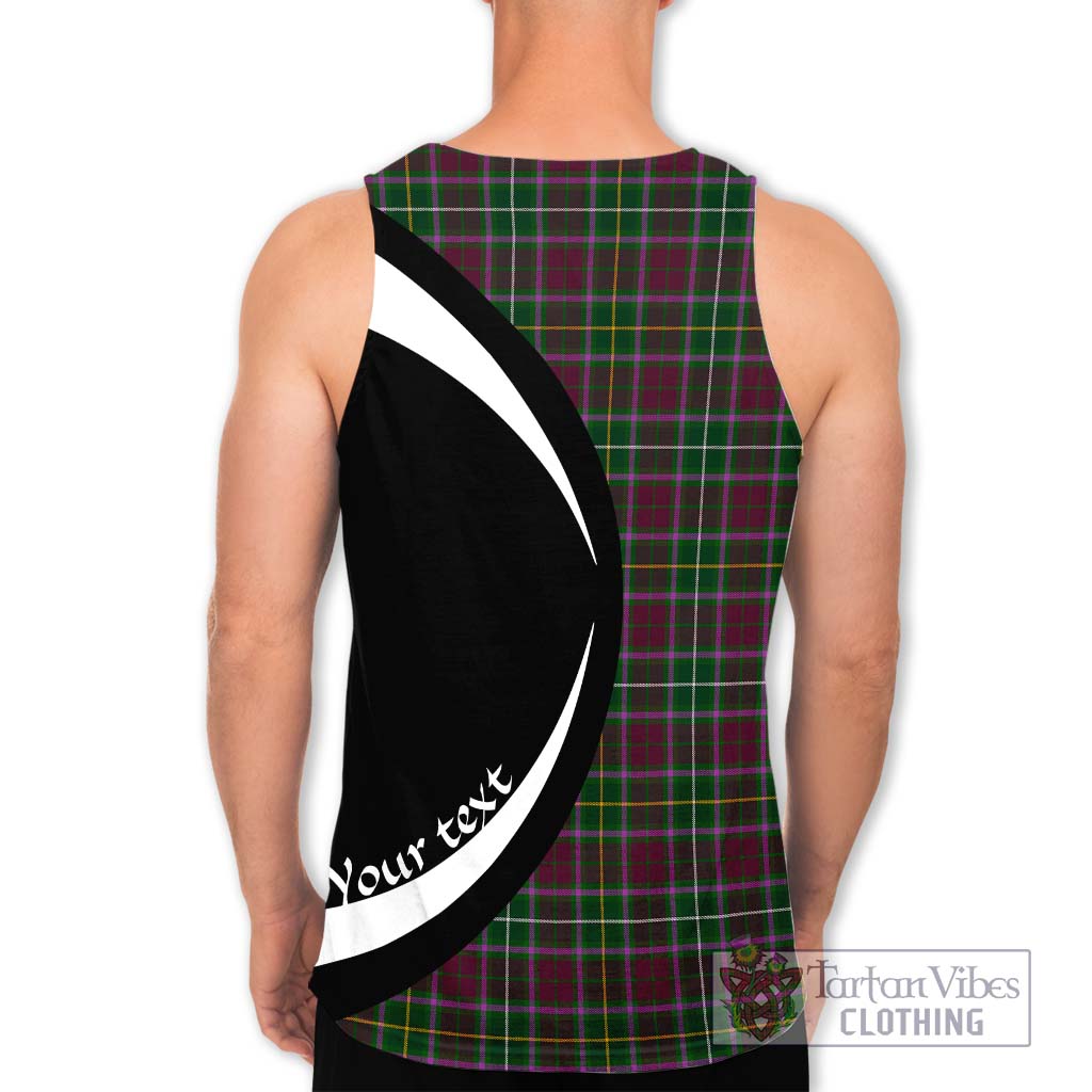 Crosbie Tartan Men's Tank Top with Family Crest Circle Style - Tartan Vibes Clothing