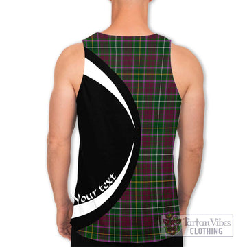 Crosbie Tartan Men's Tank Top with Family Crest Circle Style - Tartan Vibes Clothing