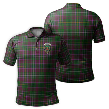 Crosbie Tartan Men's Polo Shirt with Family Crest - Tartan Vibes Clothing