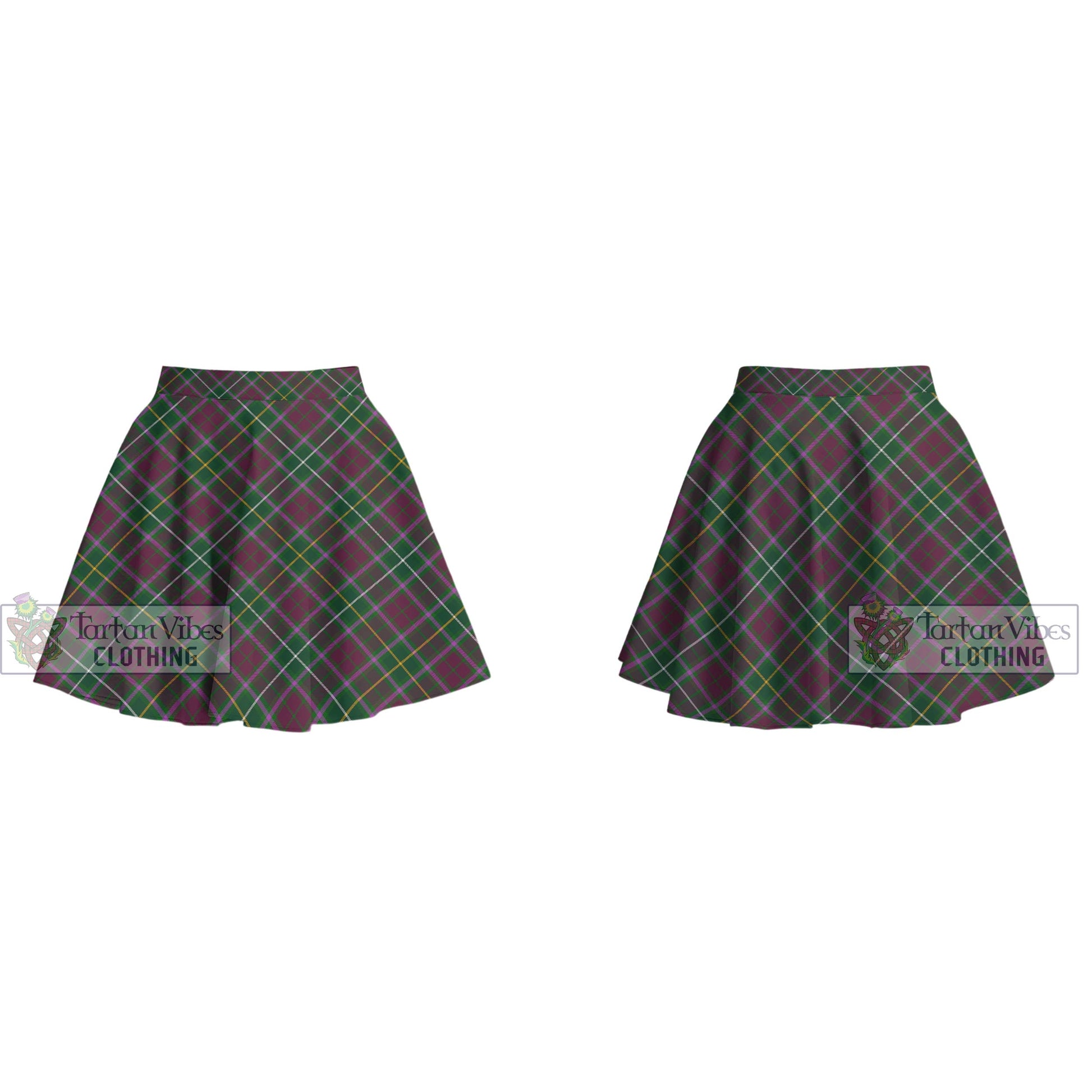 Crosbie Tartan Women's Plated Mini Skirt Cross Style - Tartan Vibes Clothing