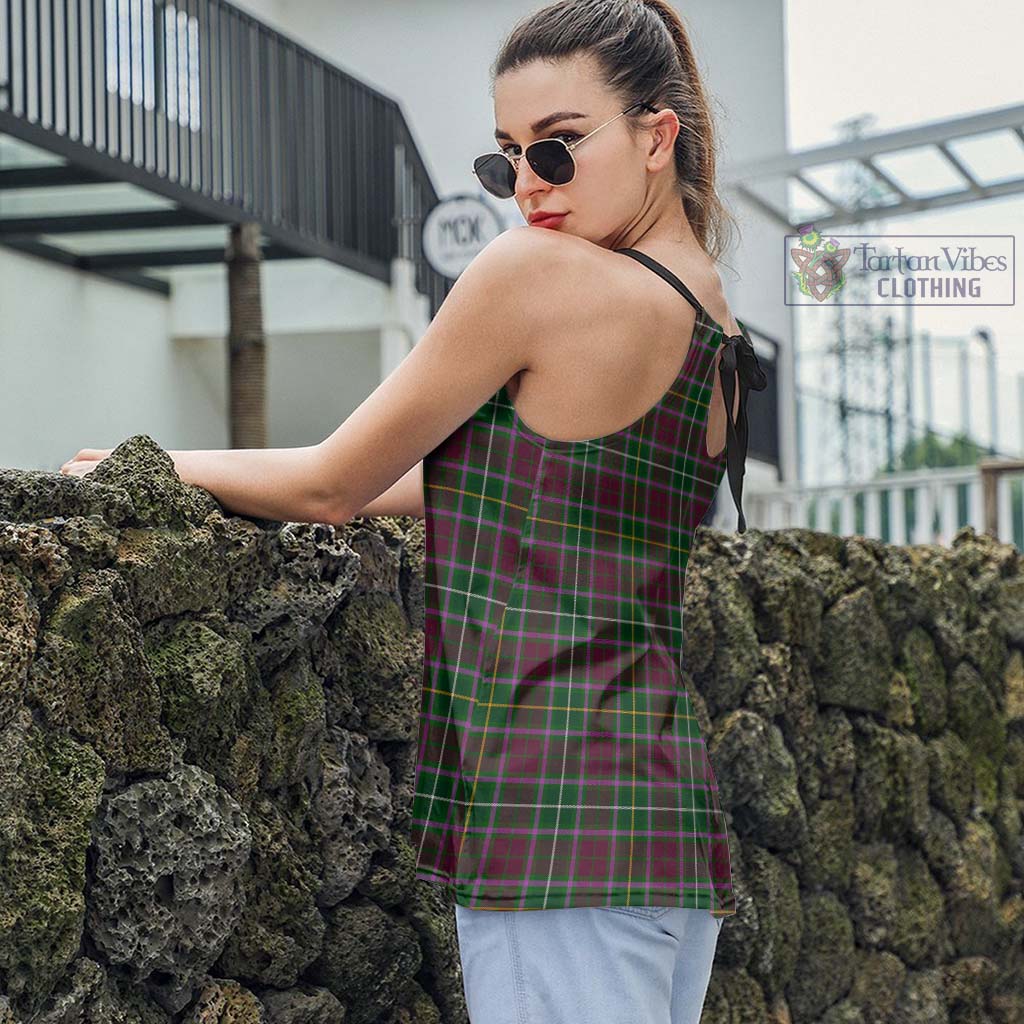 Tartan Vibes Clothing Crosbie Tartan Loose Halter Neck Camisole