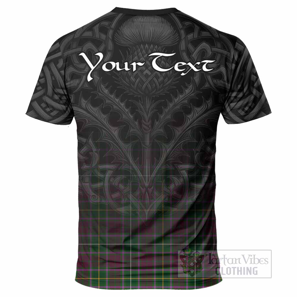 Tartan Vibes Clothing Crosbie Tartan T-Shirt with Family Crest Celtic Thistle Vibes