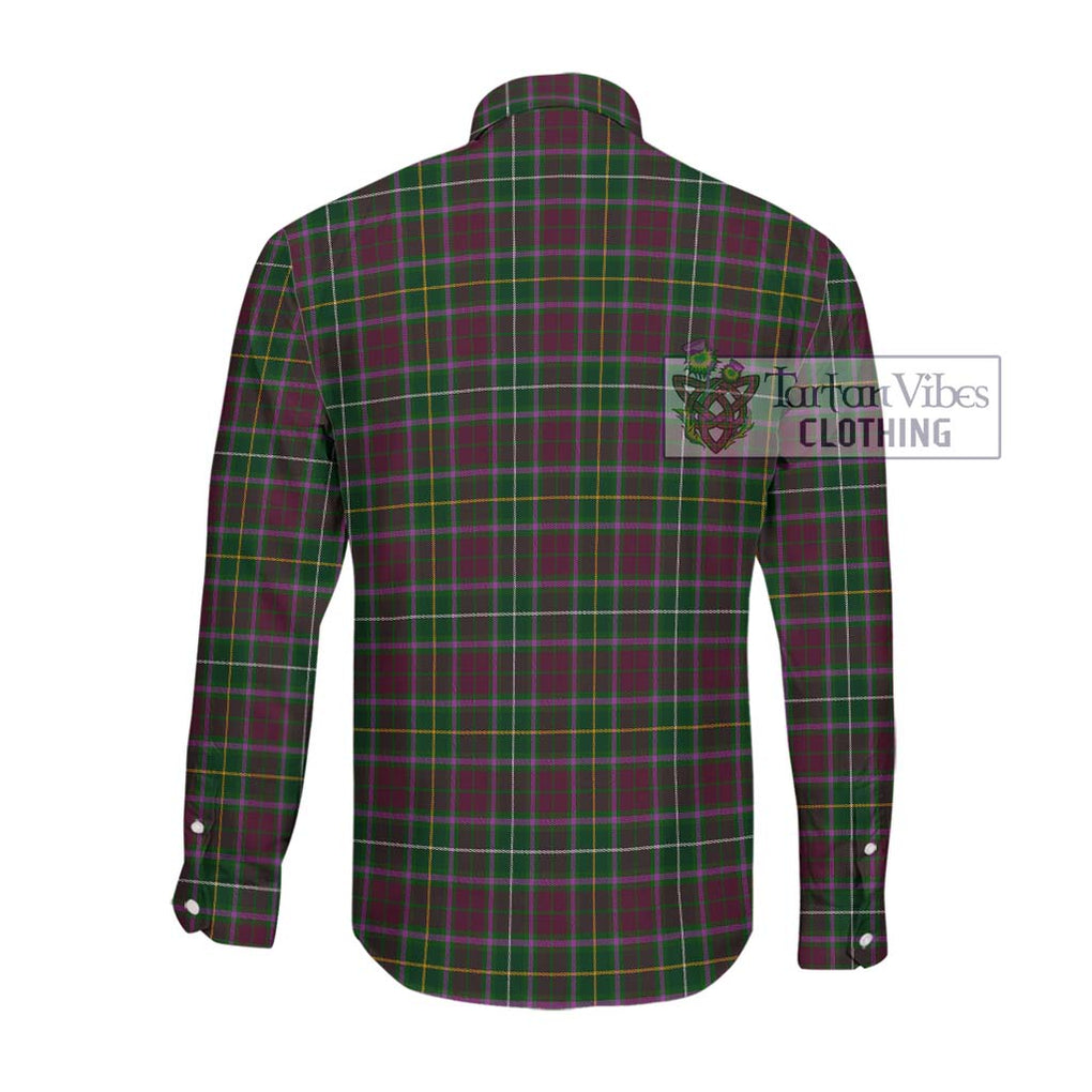 Crosbie Tartan Long Sleeve Button Shirt with Family Crest DNA In Me Style - Tartanvibesclothing Shop