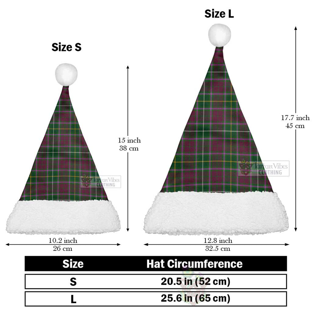 Tartan Vibes Clothing Crosbie Tartan Christmas Santa Hats