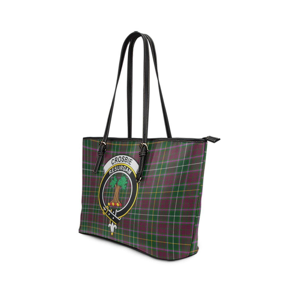 crosbie-tartan-leather-tote-bag-with-family-crest